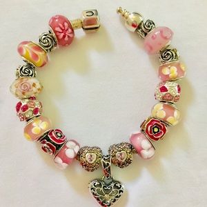 Chamilia Bracelet & Beads ALL STERLING!